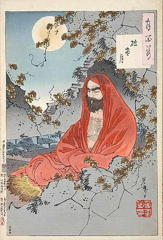 Bodhidharma Yoshitoshi 1887